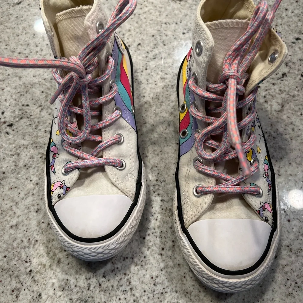 Unicorn Rainbow Converse Size 13
